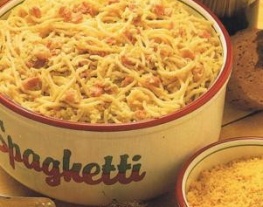 1 spaghetti alla carbonara