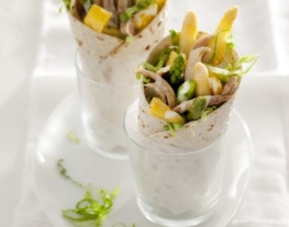 receptenvandaag Aspergewrap met kip