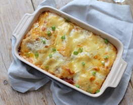 Recepten vandaag lasagne met ham en pesto