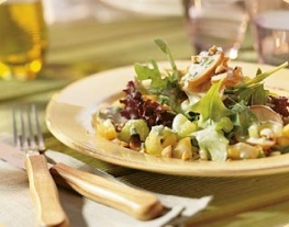 14 salade met gerookte kipfilet