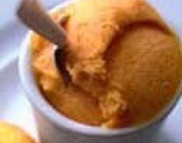 8 perzik- sinaasappelsorbet