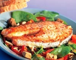 14 lauwwarme zalmsalade