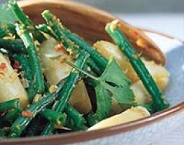 19 roergebakken asperges met haricots verts